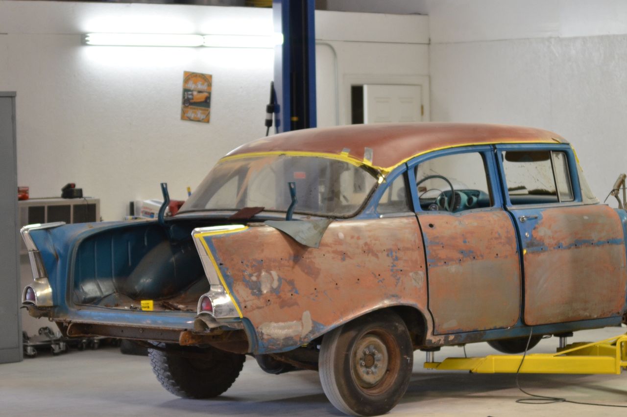 1957 Chevrolet 210 when it arrived