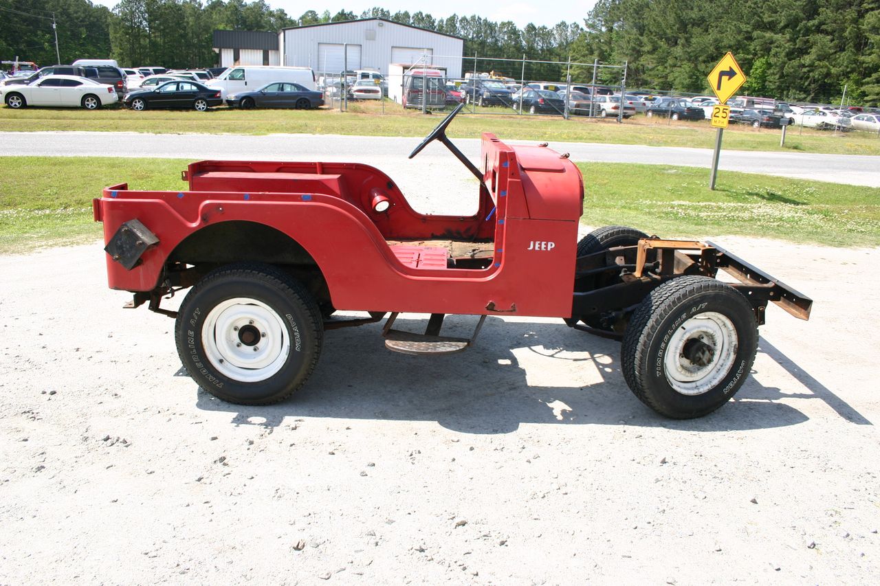 1961 Jeep CJ-5 when it arrived