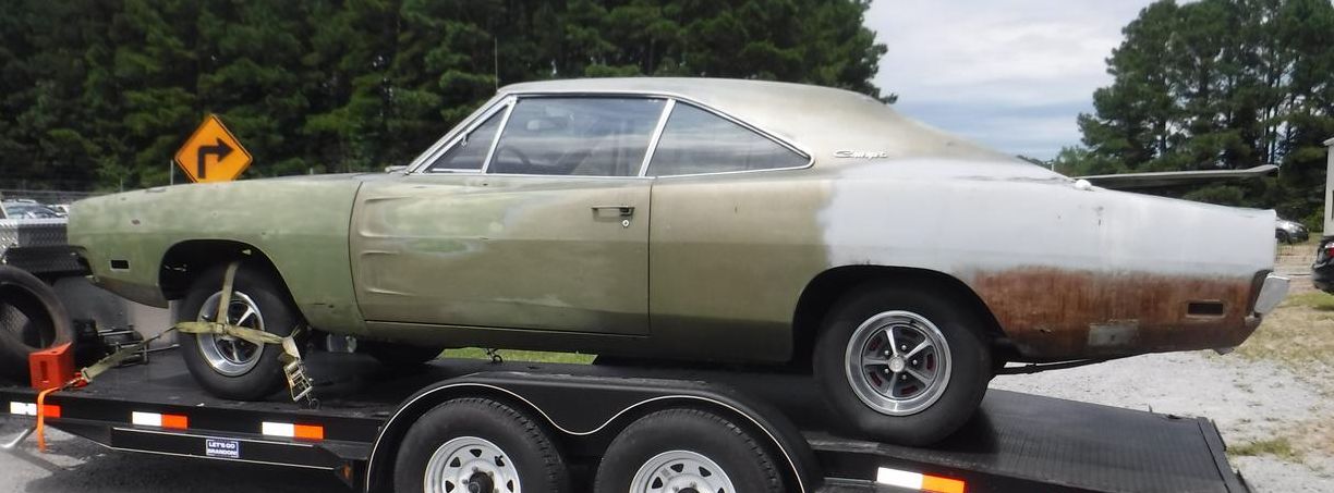 1969 Dodge Charger when it arrived